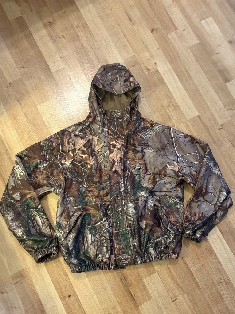 Men’s Red Head Camouflage Jacket Storm Tex Mossy Oak Break Up Jacket Size Med